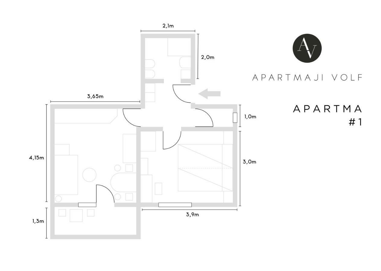 Apartmaji Volf Zgornje Gorje Exterior photo